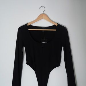 Forever 21 - Black Body Suit (Medium)